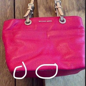 Michael Kors Bedford Ultra Pink leather tote